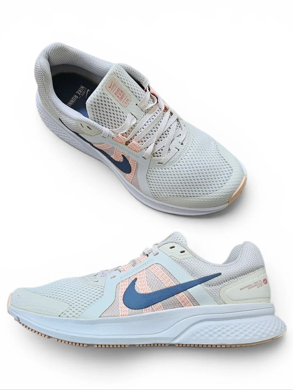 Nike Run Swift 2 Women’s Running Shoes White Pink Size 10